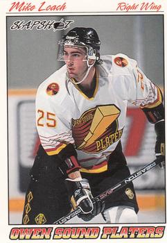 1995-96 Slapshot OHL #288 Mike Loach Front