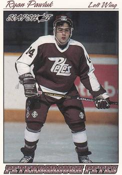 1995-96 Slapshot OHL #314 Ryan Pawluk Front