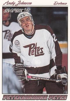 1995-96 Slapshot OHL #323 Andy Johnson Front