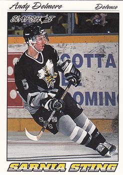 1995-96 Slapshot OHL #336 Andy Delmore Front