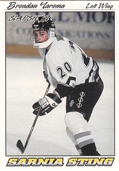 1995-96 Slapshot OHL #344 Brendan Yarema Front