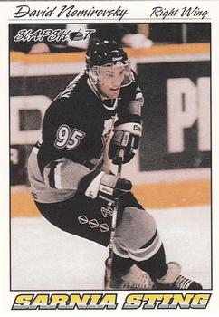 1995-96 Slapshot OHL #346 David Nemirovsky Front