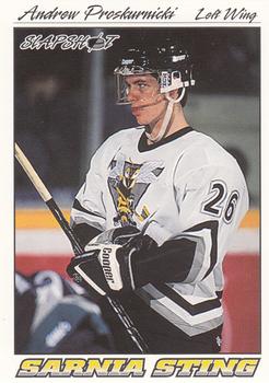 1995-96 Slapshot OHL #348 Andrew Proskurnicki Front