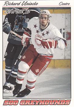1995-96 Slapshot OHL #361 Richard Uniacke Front