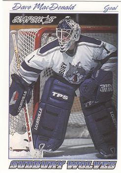 1995-96 Slapshot OHL #381 Dave MacDonald Front