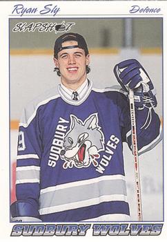 1995-96 Slapshot OHL #386 Ryan Sly Front
