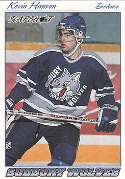 1995-96 Slapshot OHL #388 Kevin Hansen Front