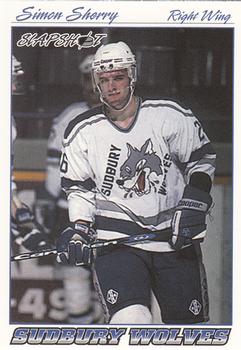 1995-96 Slapshot OHL #401 Simon Sherry Front