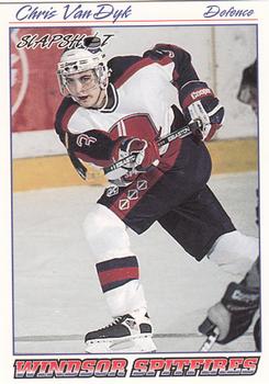 1995-96 Slapshot OHL #409 Chris Van Dyk Front