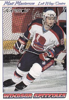 1995-96 Slapshot OHL #413 Matt Masterson Front