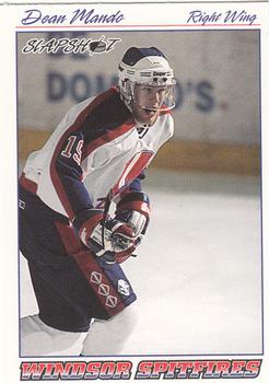 1995-96 Slapshot OHL #420 Dean Mando Front