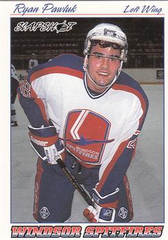 1995-96 Slapshot OHL #426 Ryan Pawluk Front