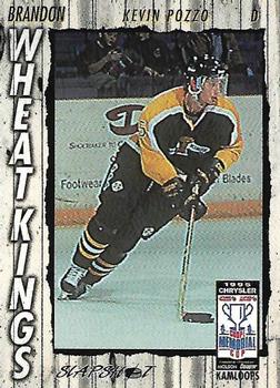 1995-96 Slapshot Memorial Cup #30 Kevin Pozzo Front