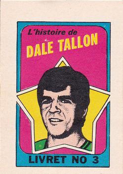 1971-72 O-Pee-Chee - Booklets French #3 Dale Tallon Front