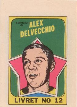 1971-72 O-Pee-Chee - Booklets French #12 Alex Delvecchio Front
