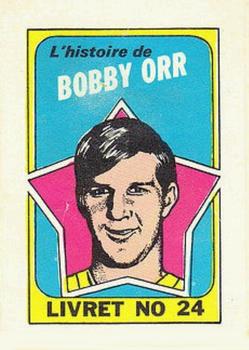 1971-72 O-Pee-Chee - Booklets French #24 Bobby Orr Front