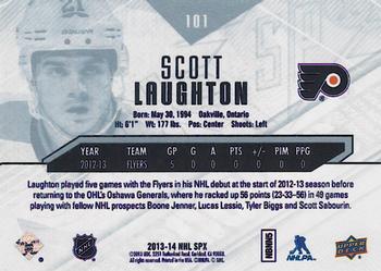 2013-14 SPx #101 Scott Laughton Back