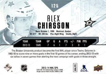 2013-14 SPx #125 Alex Chiasson Back