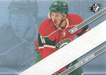 2013-14 SPx #129 Justin Fontaine Front