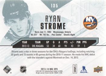 2013-14 SPx #135 Ryan Strome Back