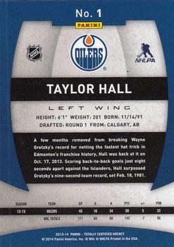 2013-14 Panini Totally Certified #1 Taylor Hall Back