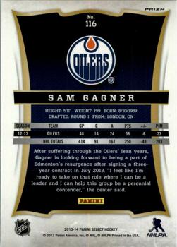2013-14 Panini Totally Certified #4 Sam Gagner Back