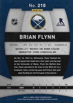 2013-14 Panini Totally Certified #210 Brian Flynn Back