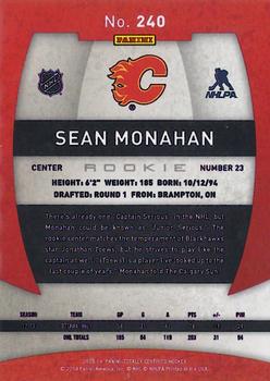 2013-14 Panini Totally Certified #240 Sean Monahan Back