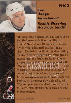 1991-92 Parkhurst - Collectibles #PHC3 Ken Hodge Back