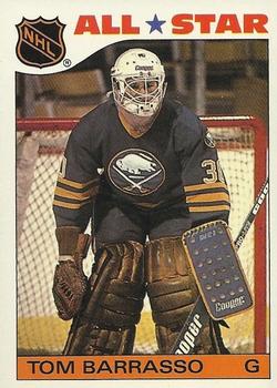 1985-86 Topps - Stickers #12 Tom Barrasso Front