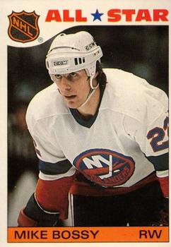 1985-86 Topps - Stickers #9 Mike Bossy Front