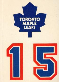 1985-86 Topps - Stickers #13 Toronto Maple Leafs Front