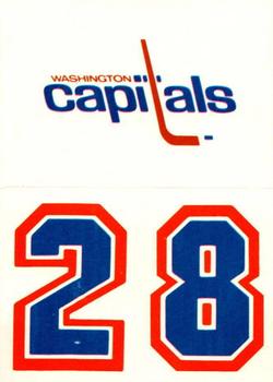 1985-86 Topps - Stickers #30 Washington Capitals Front