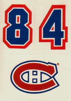 1985-86 Topps - Stickers #23 Montreal Canadiens Front