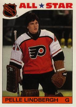 1985-86 Topps - Stickers #6 Pelle Lindbergh Front
