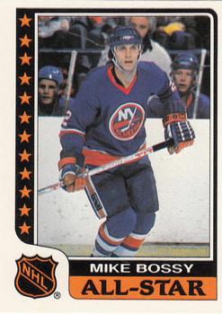 1986-87 Topps - Stickers #4 Mike Bossy Front