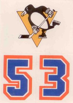 1986-87 Topps - Stickers #16 Pittsburgh Penguins Front