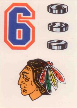 1986-87 Topps - Stickers #21 Chicago Blackhawks Front