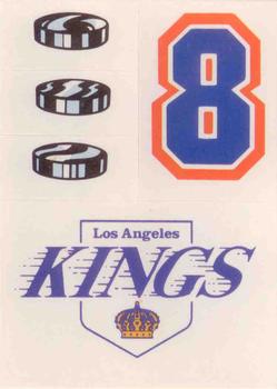 1986-87 Topps - Stickers #22 Los Angeles Kings Front