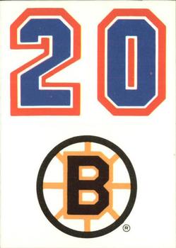 1987-88 Topps - Stickers #31 Boston Bruins Front