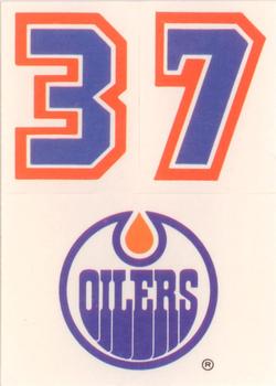 1987-88 Topps - Stickers #33 Edmonton Oilers Front