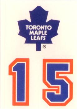 1987-88 Topps - Stickers #13 Toronto Maple Leafs Front