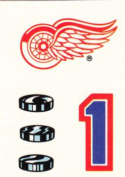 1987-88 Topps - Stickers #15 Detroit Red Wings Front