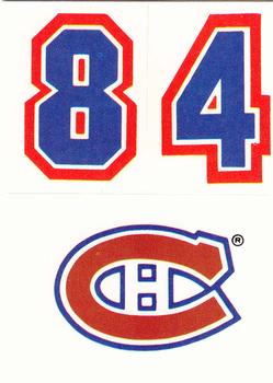 1987-88 Topps - Stickers #23 Montreal Canadiens Front