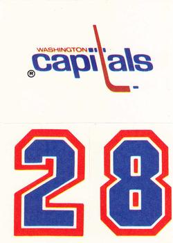 1987-88 Topps - Stickers #30 Washington Capitals Front