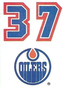 1987-88 Topps - Stickers #33 Edmonton Oilers Front