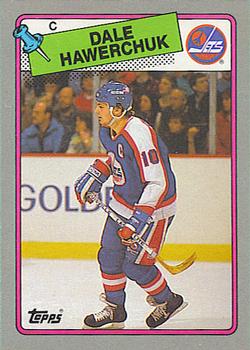 1988-89 Topps - Wax Box Bottom Panels Singles #K Dale Hawerchuk Front