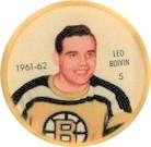 1961-62 Shirriff Coins #5 Leo Boivin Front