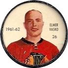1961-62 Shirriff Coins #26 Elmer Vasko Front