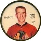 1961-62 Shirriff Coins #27 Pierre Pilote Front